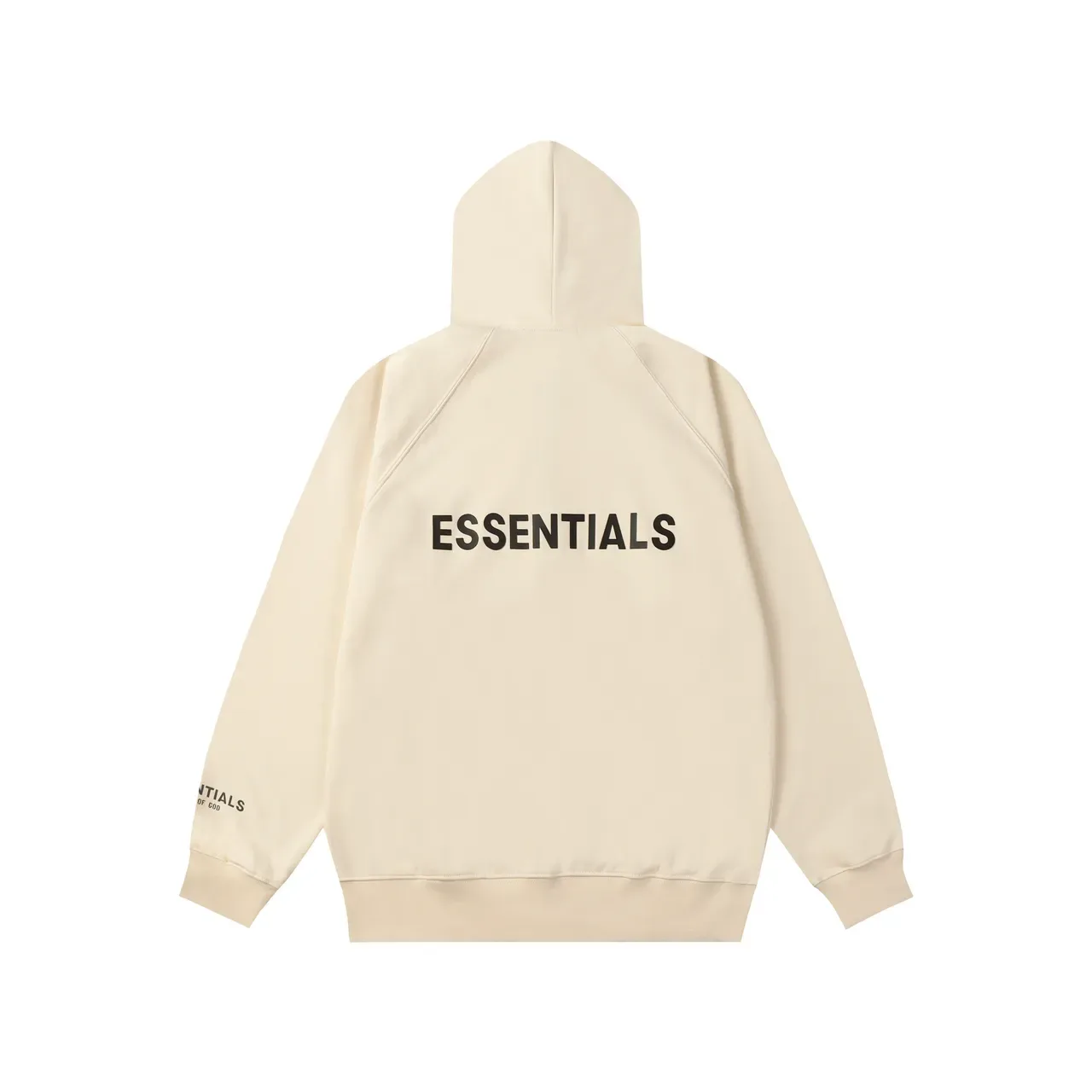 Fear of God Essentials هودي أوفر سايز بأكمام راغلان وإغلاق كامل 6