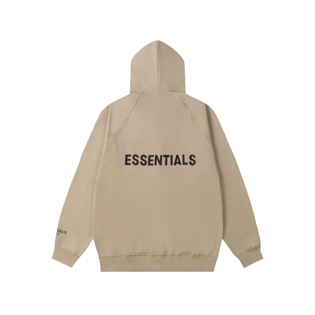 Fear of God Essentials هودي أوفر سايز بأكمام راغلان وإغلاق كامل 8