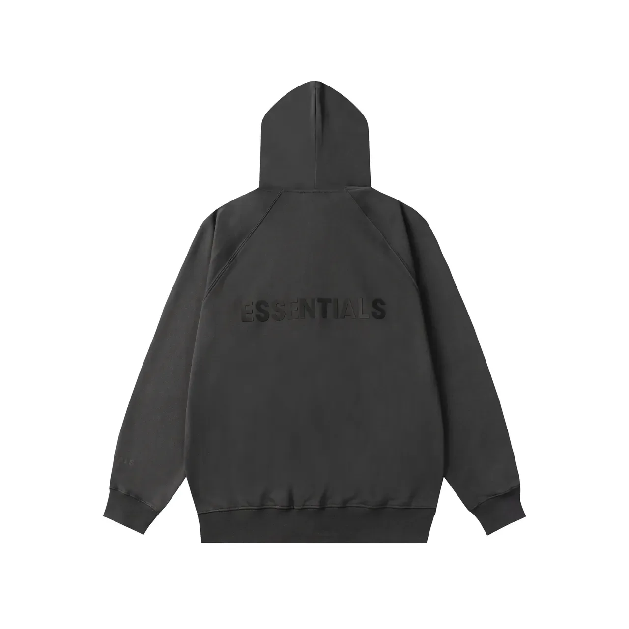Fear of God Essentials هودي أوفر سايز بأكمام راغلان وإغلاق كامل 10