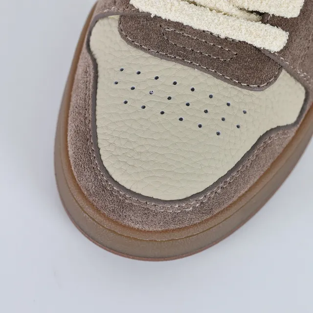 Fendi Beige Brown Layered And Suede/leather Upper Embossed FF Motif Lifestyle Sneakers 5