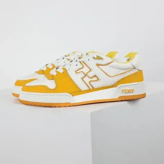 Fendi FF Court 黄白生活方式运动鞋