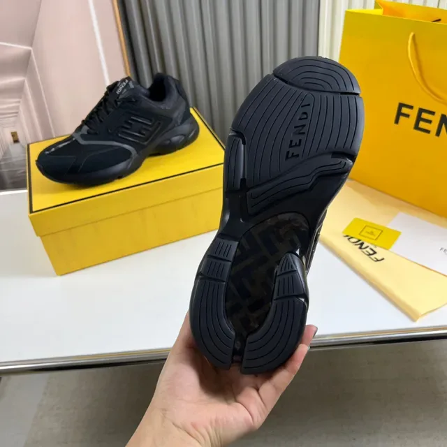 Fendi Runner Black Chunky Sneakers 2