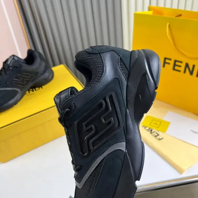 Fendi Runner Black Chunky Sneakers 3