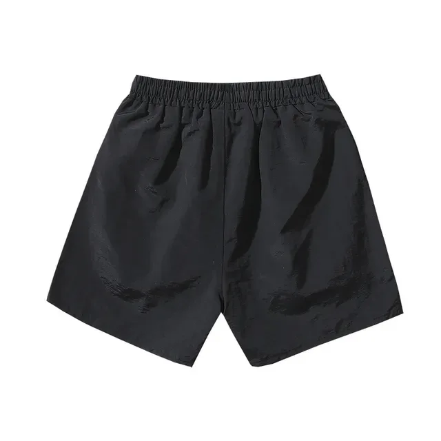 Shorts noirs et roses avec imprimé graphique et taille élastique 6