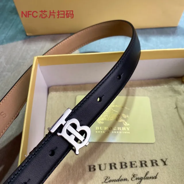 Black Beige Narrow Polished Metal Buckle Leather Belt 8