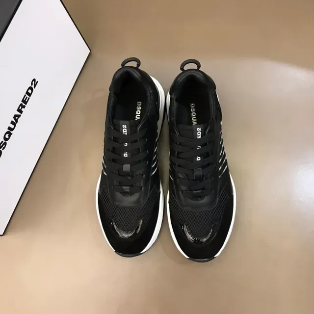 Black Chunky Sole Lifestyle Sneaker 9