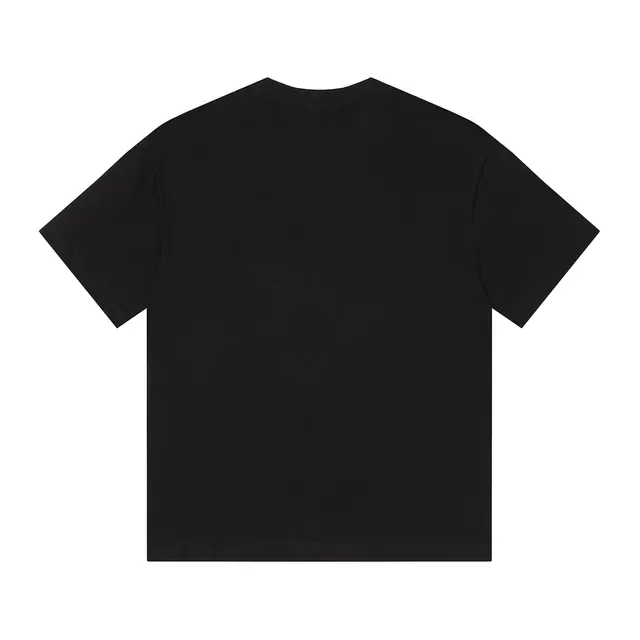 Black Graphic-Print Oversized Crewneck T-Shirt 3