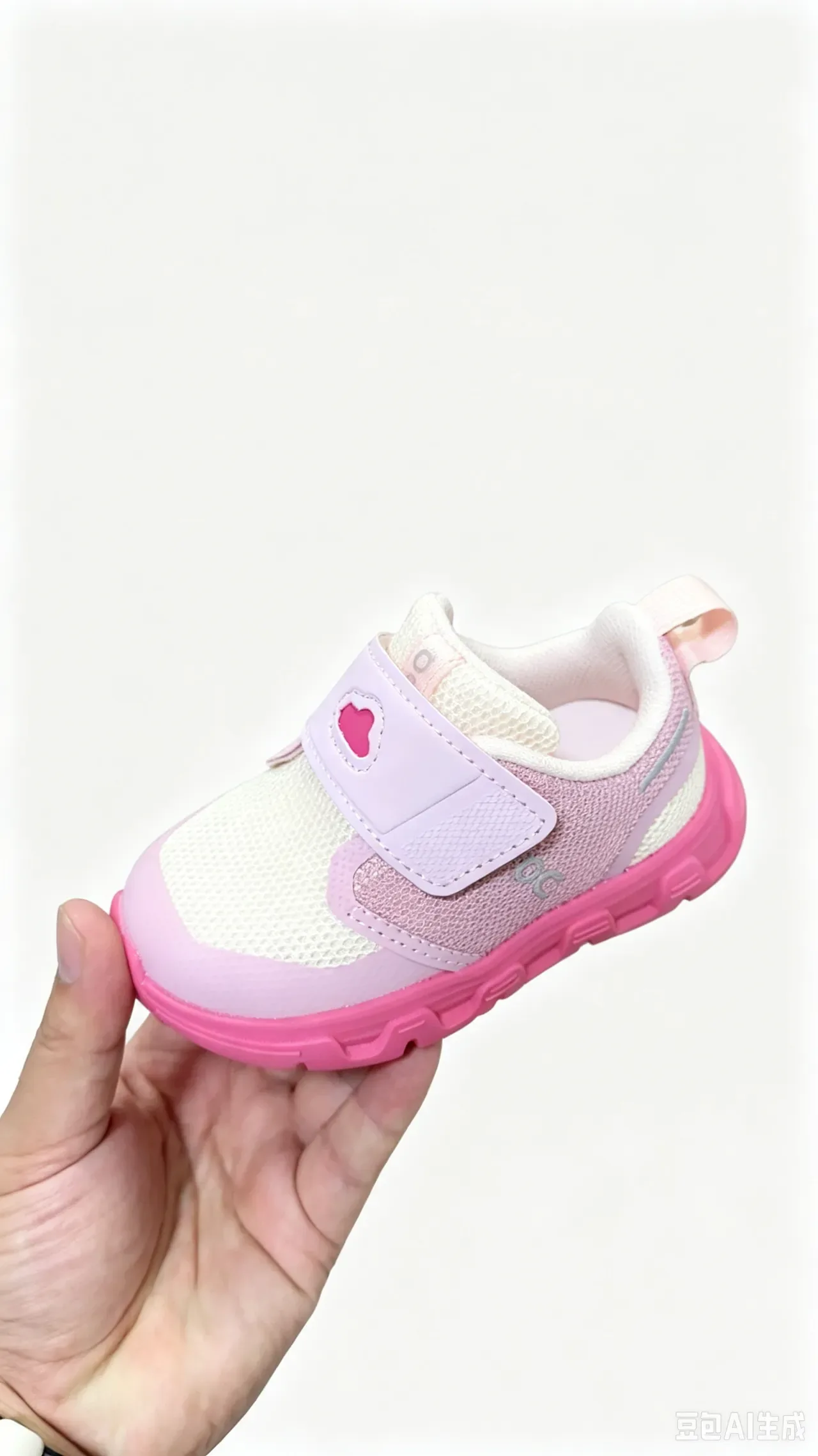 Black Mesh Velcro Strap Toddler Lifestyle Sneaker 2