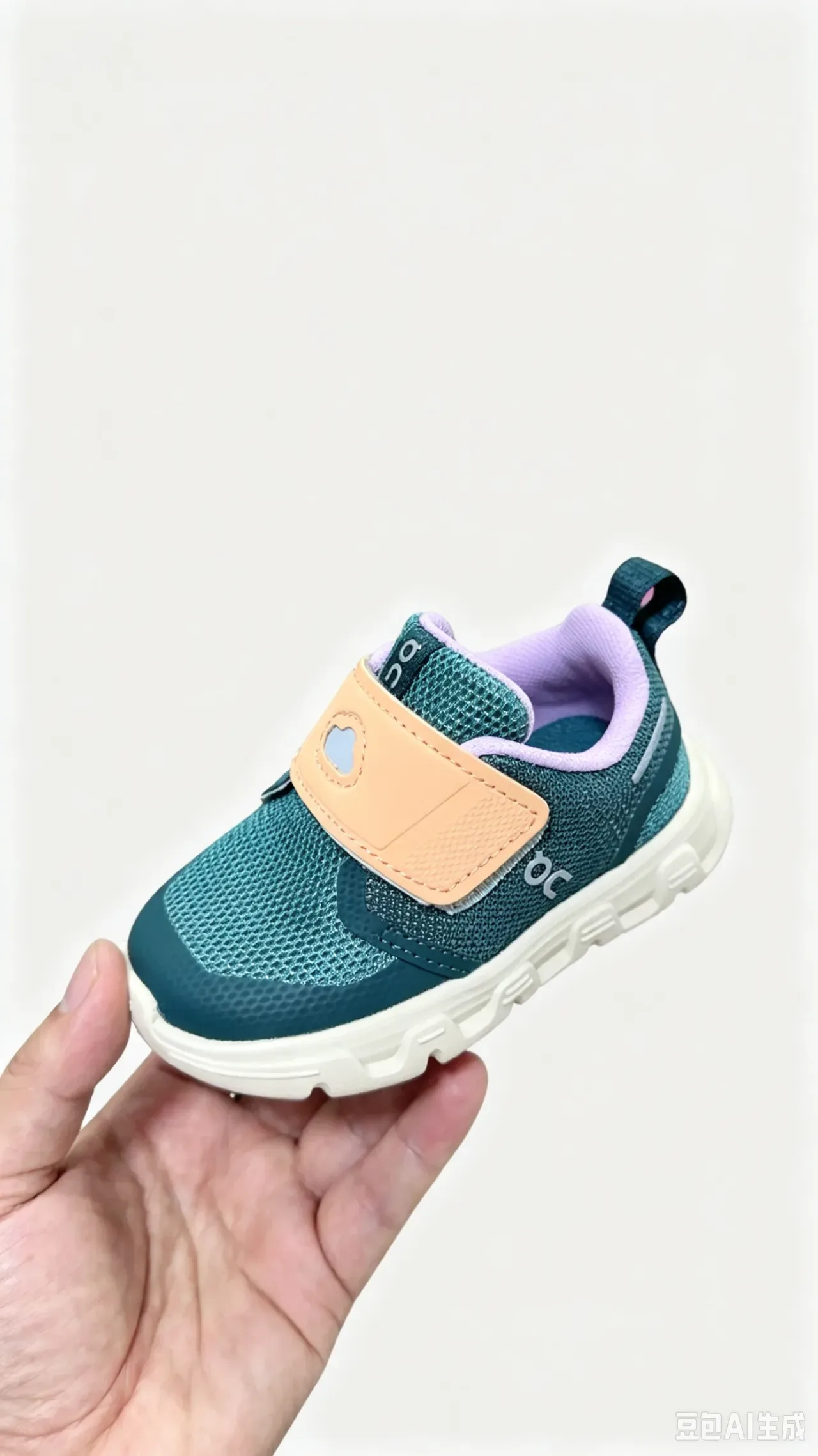 Black Mesh Velcro Strap Toddler Lifestyle Sneaker 3