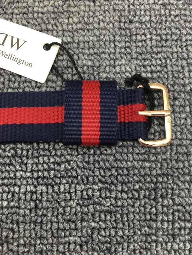 Daniel Wellington 白色海军极简表盘玫瑰金表壳石英手表 6