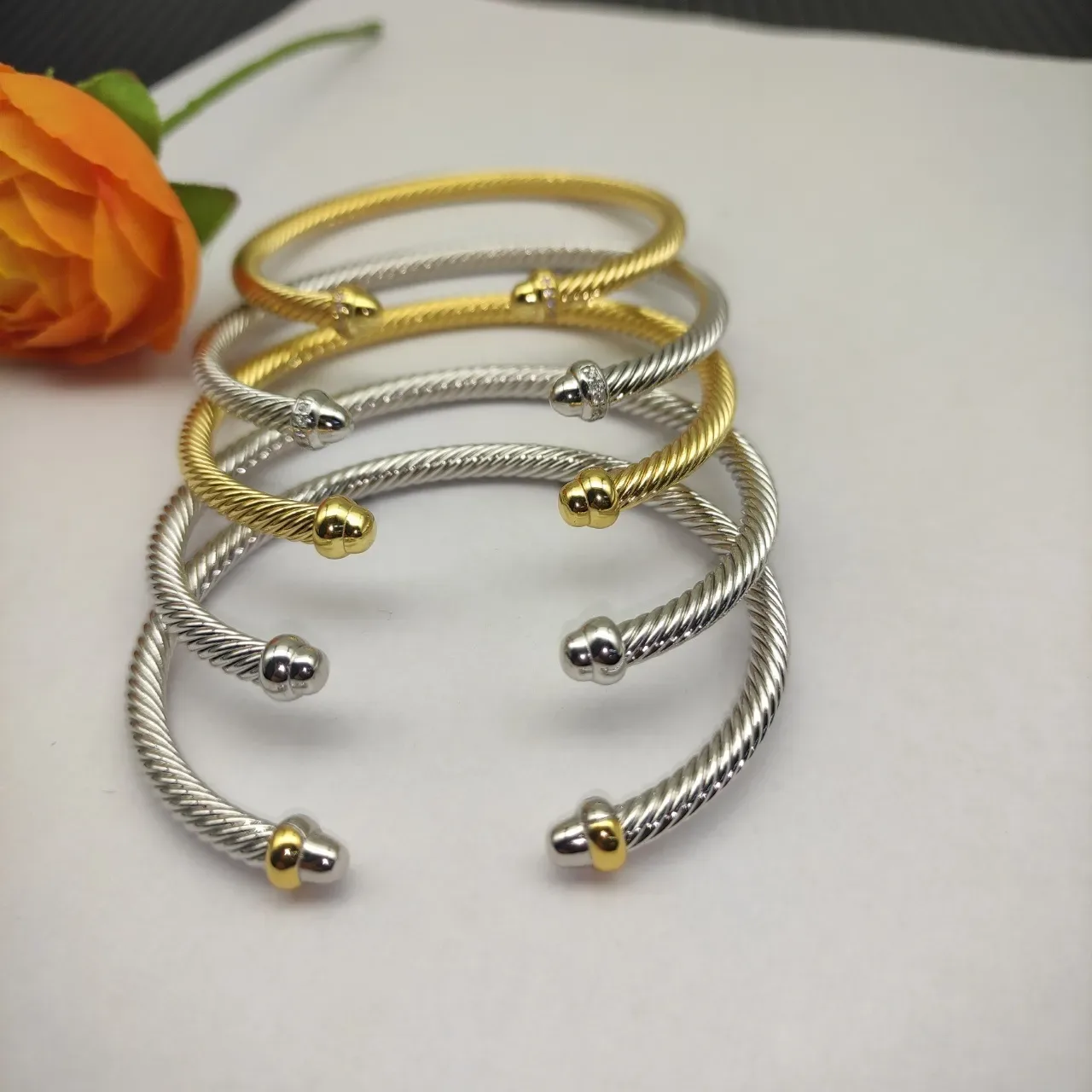 David Yurman Cable Classics Twisted Cable Silver Bracelet 2