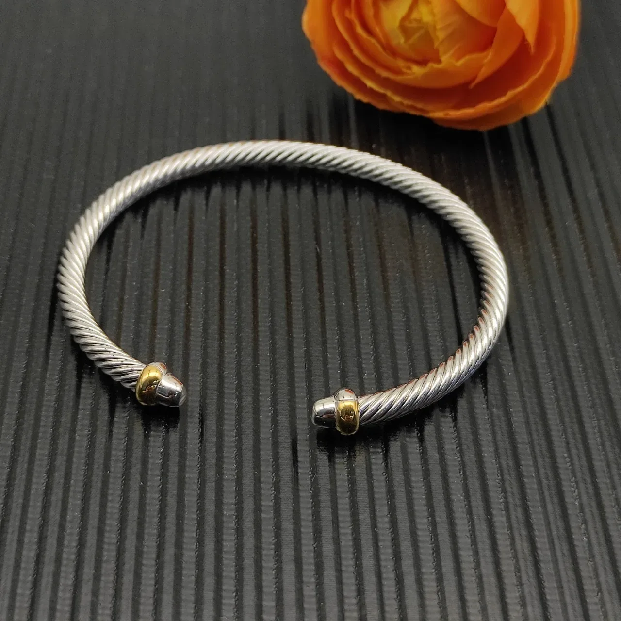 David Yurman Cable Classics Two-Tone Twisted Cable Bracelet 5