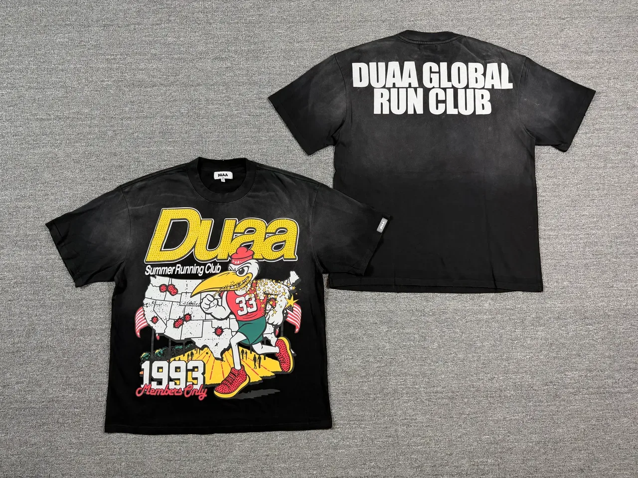 Camiseta gráfica Duaa Summer Running Club 1993 Members Only 2