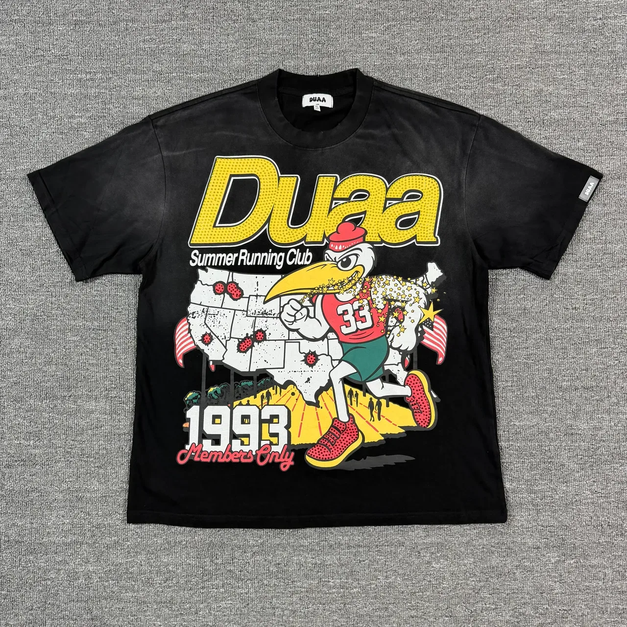 Camiseta gráfica Duaa Summer Running Club 1993 Members Only 4