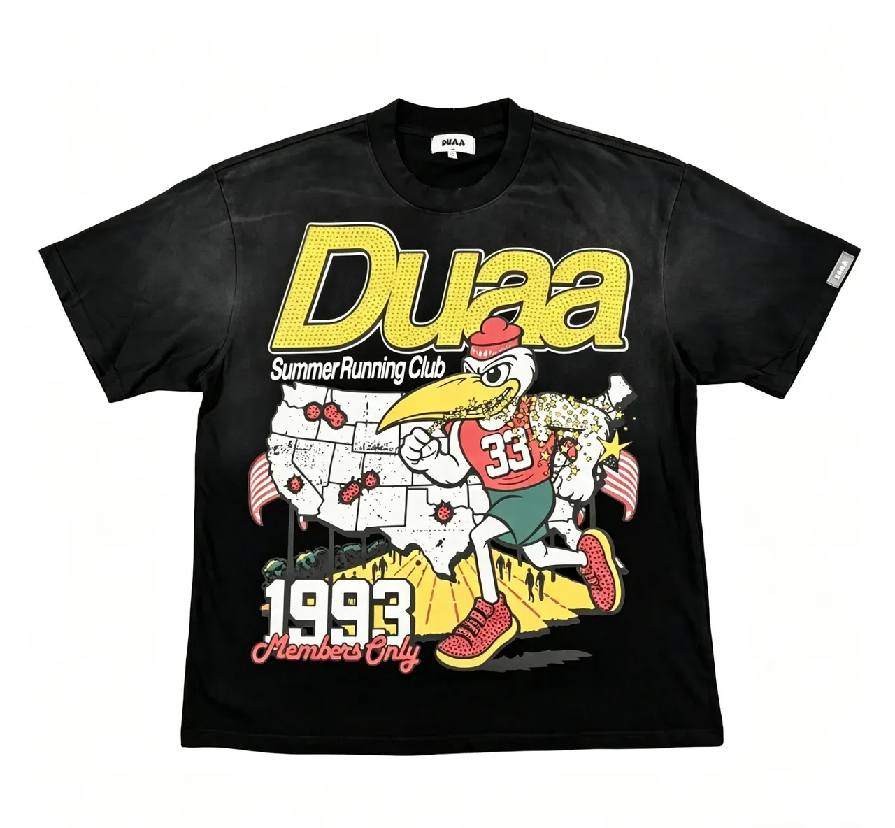 Camiseta gráfica Duaa Summer Running Club 1993 Members Only 7