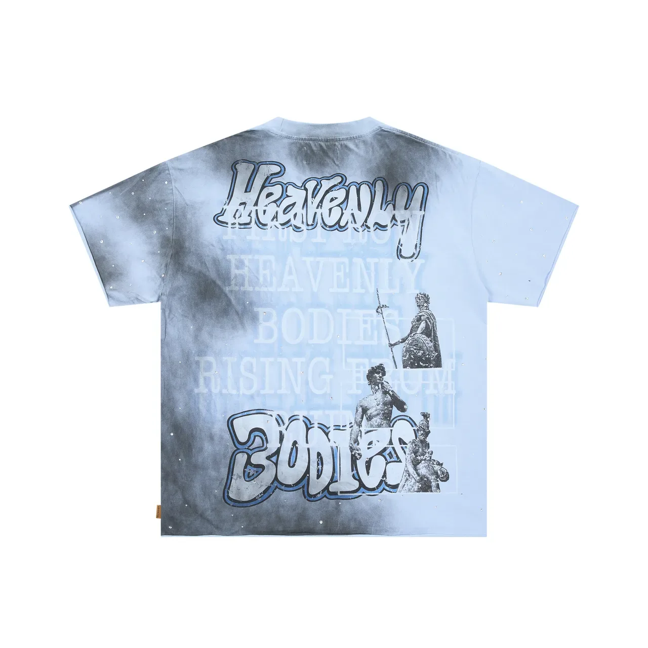 FIRST ROW Heavenly Bodies Graphic Rhinestone Embellished T-Shirt 3