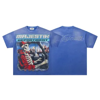 Camiseta oversized con estampado gráfico MAJESTIK