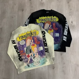 Camiseta de manga longa com estampa gráfica Roughplay