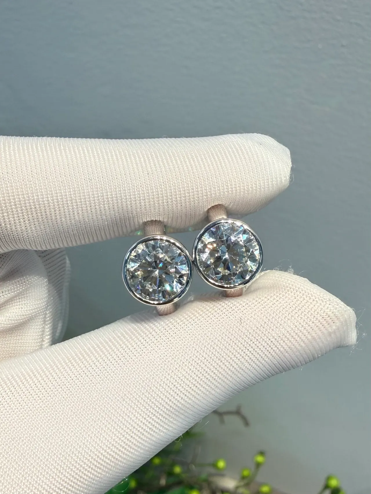 Bague en argent poli avec bezels ouverts à l'arrière 5