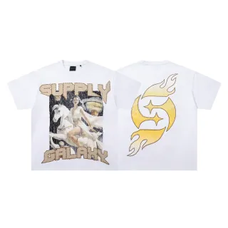 SUPPLY Galaxy Graphic Print Oversized T-Shirt