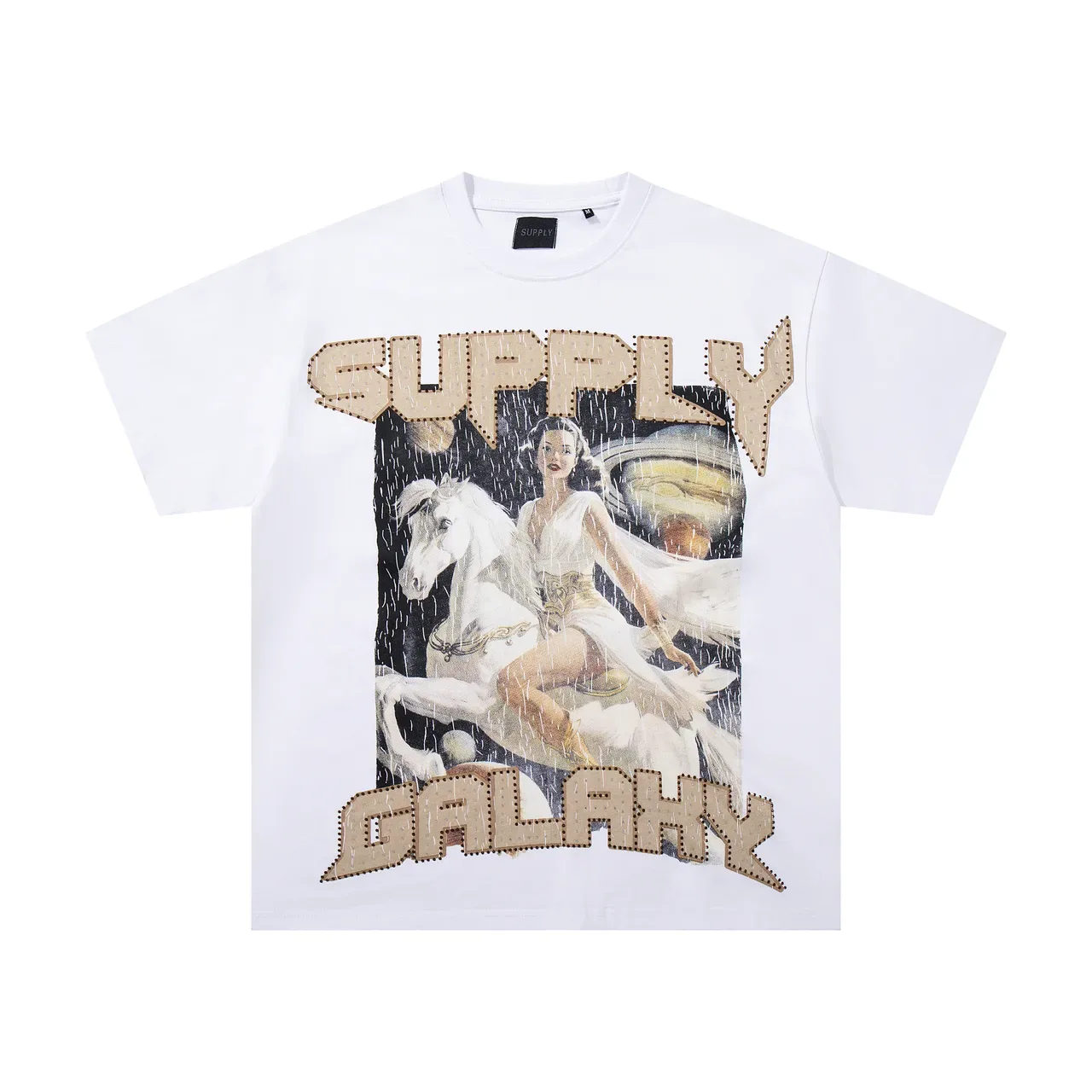 SUPPLY Galaxy Graphic Print Oversized T-Shirt 3