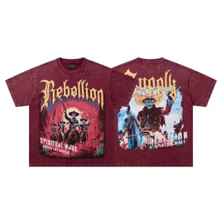 Camiseta oversized desgastada Supply Rebellion Spiritual Wars