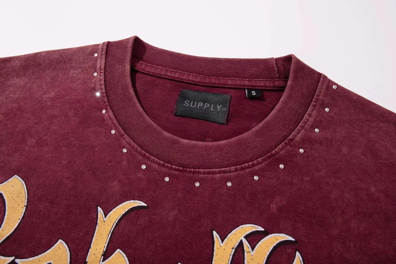 Camiseta oversized desgastada Supply Rebellion Spiritual Wars 4