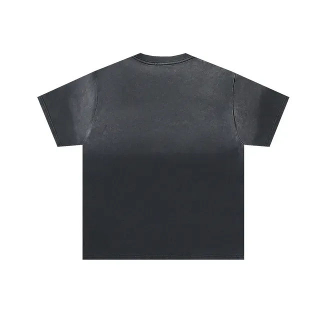 Camiseta Valedreams negra lavada desgastada con estampado gráfico 3