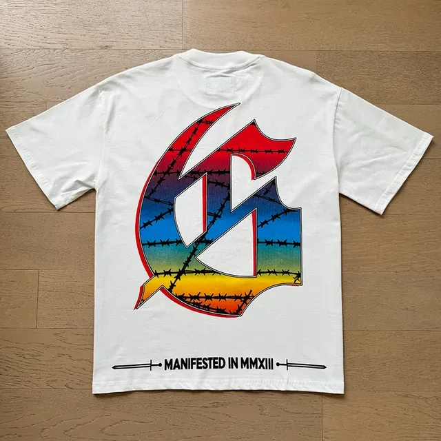 White Graphic-Print Oversized Skate-Inspired T-Shirt 7