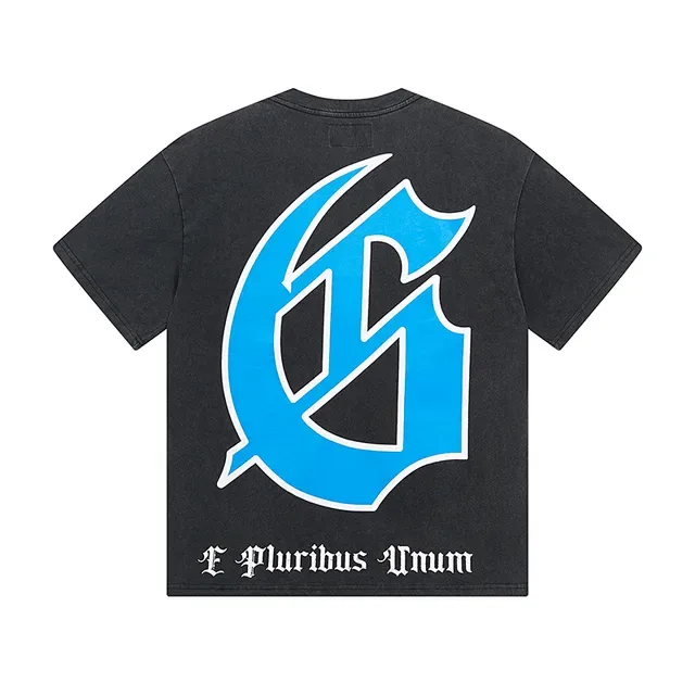 T-shirt noir Godspeed imprimé graphique astronaute 3