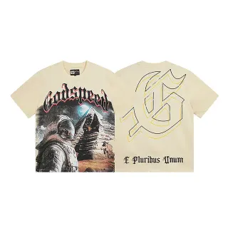 T-shirt Godspeed imprimé graphique crème