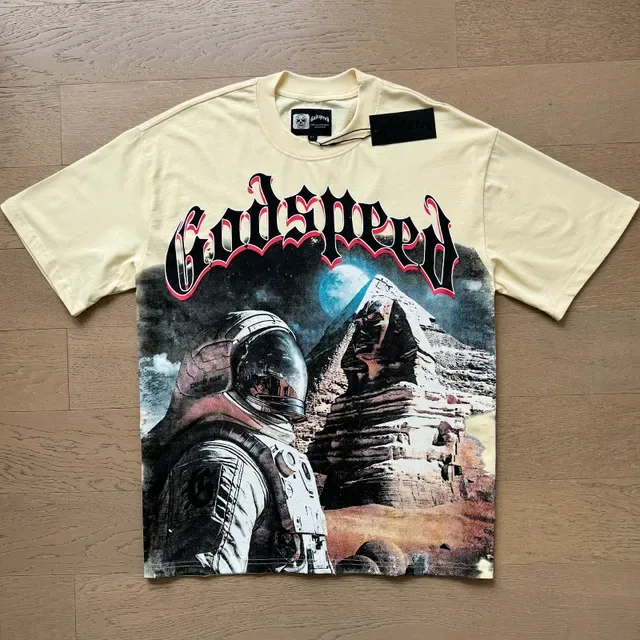 Godspeed Graphic Print Cream T-Shirt 5
