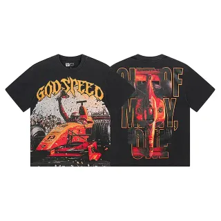 T-shirt oversize motorsport à imprimé graphique Godspeed