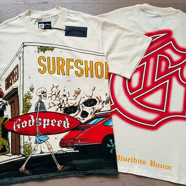 T-shirt oversize Godspeed à imprimé graphique 4