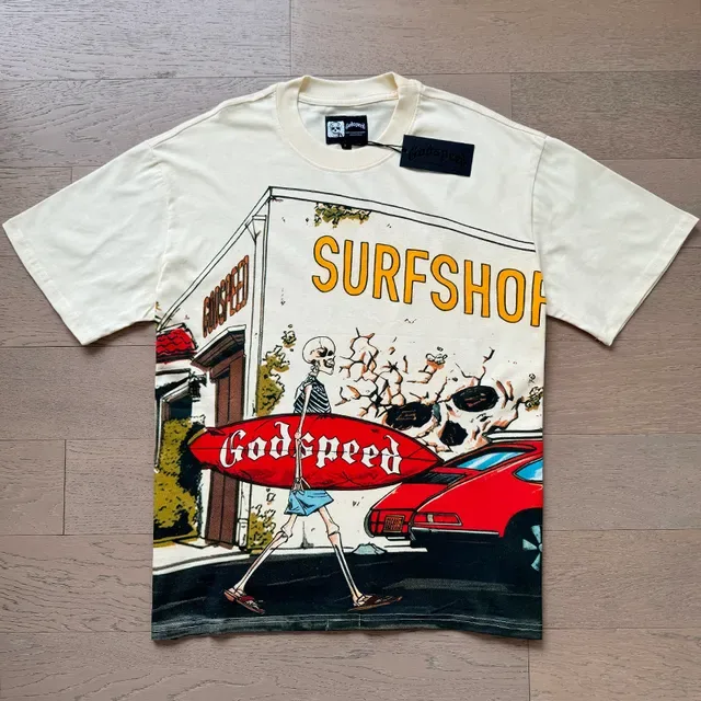 T-shirt oversize Godspeed à imprimé graphique 5