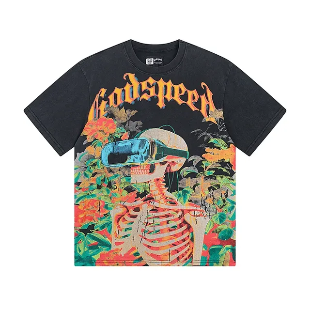 Godspeed Graphic Print Oversized T-Shirt 2