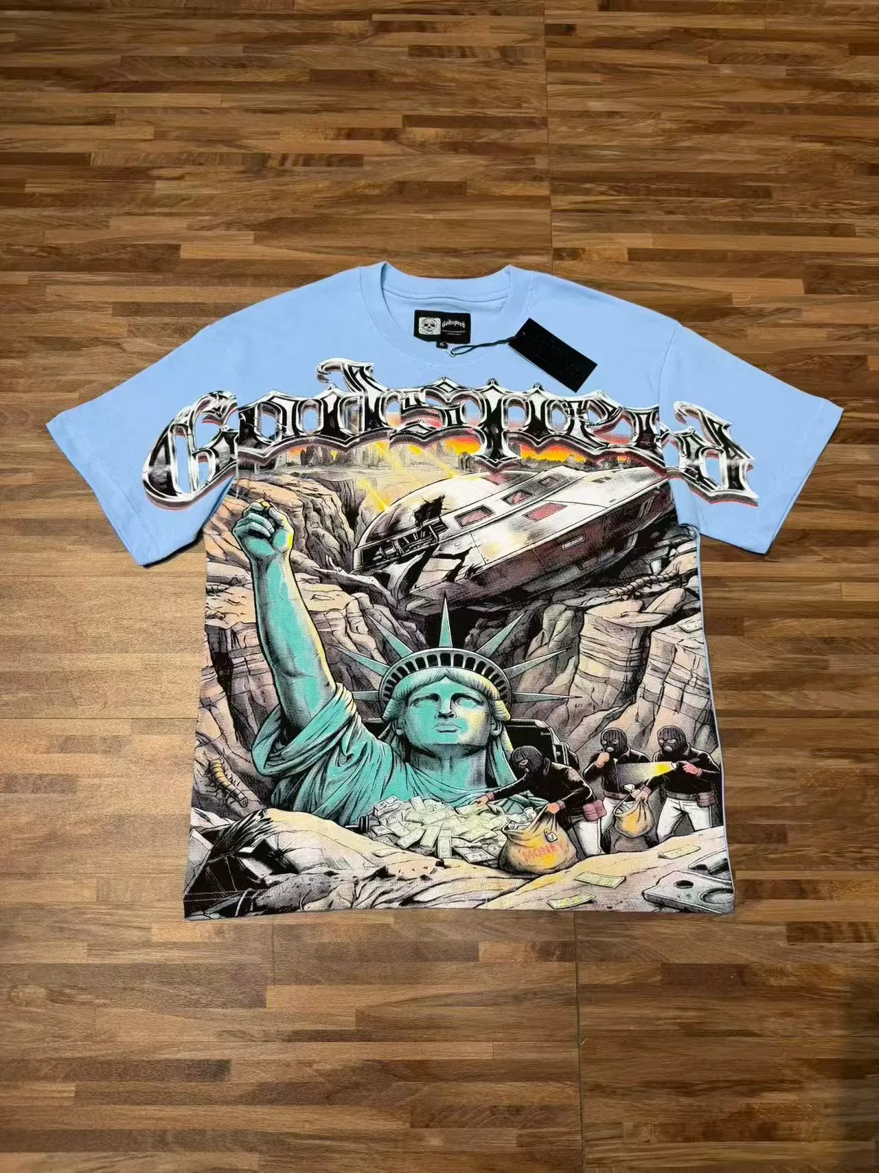 Godspeed Graphic Print Oversized T-Shirt 4