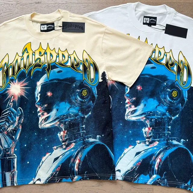 Godspeed Graphic-Print Oversized T-Shirt 8