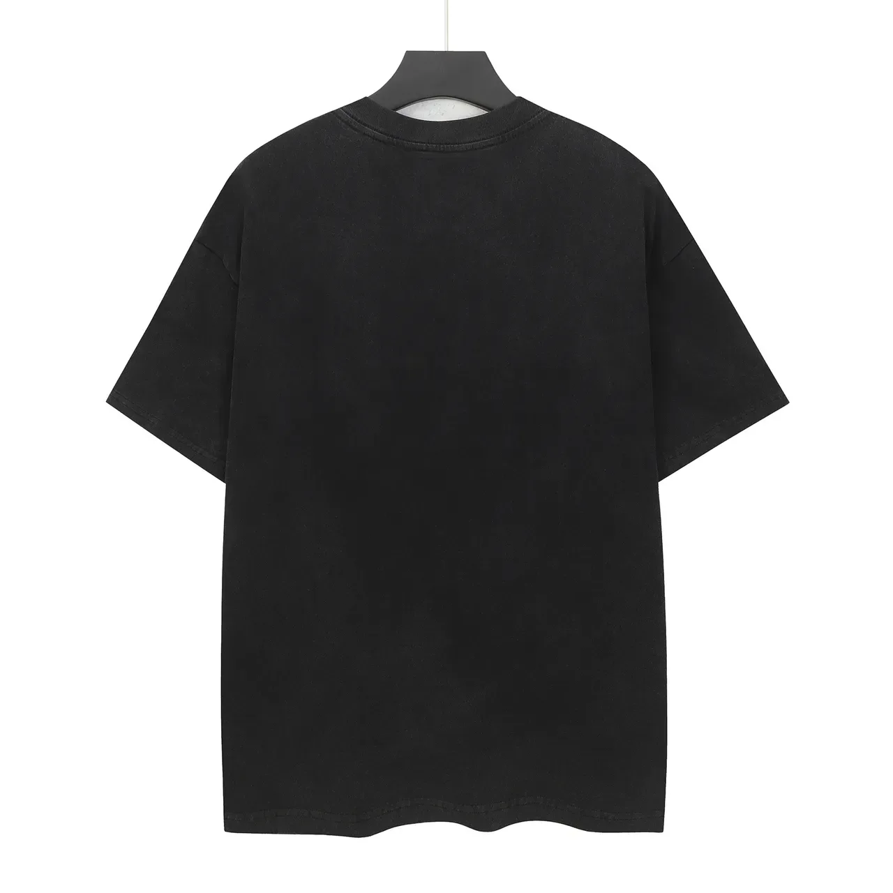 Godspeed Camiseta Negra Oversized con Estampado Gráfico 3