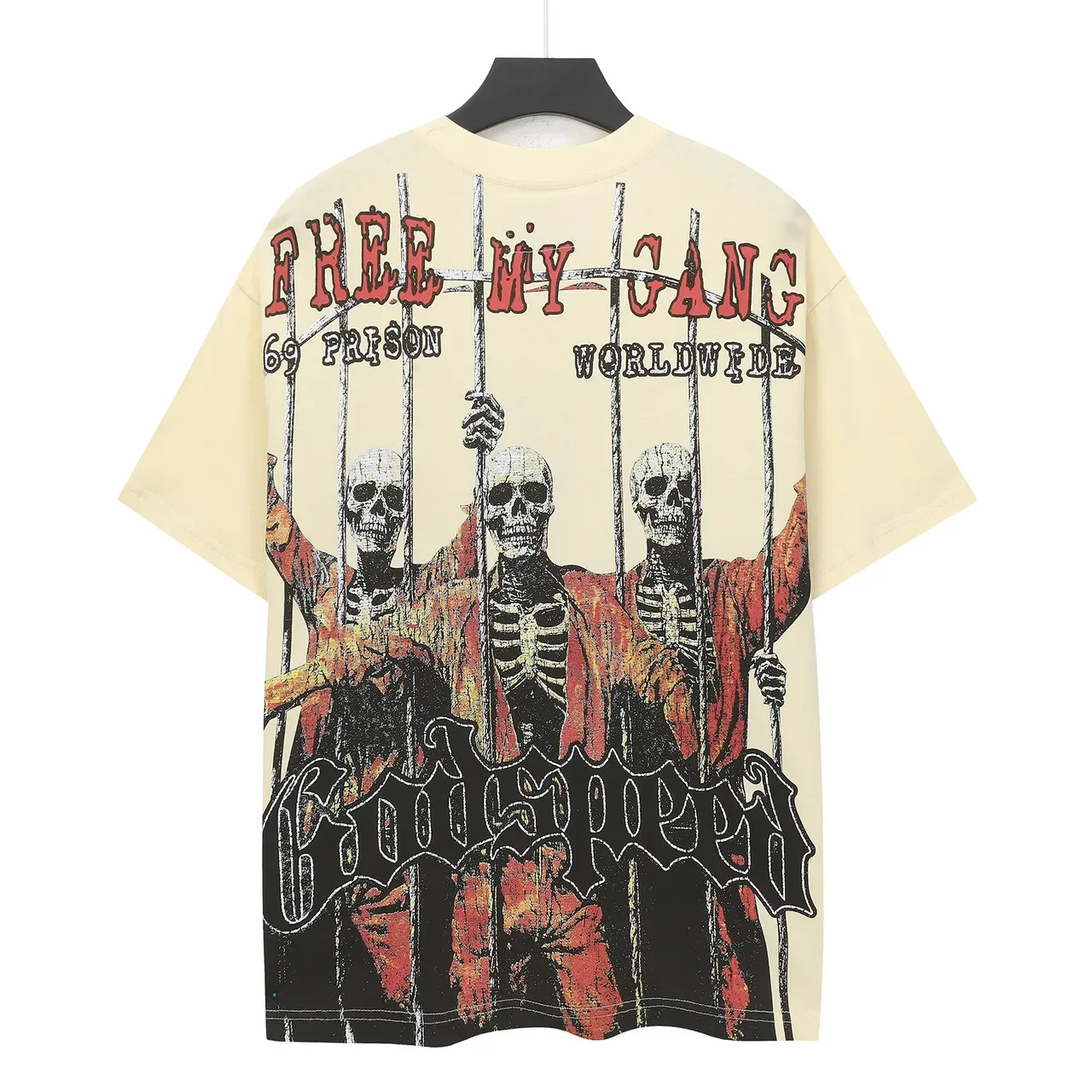 Godspeed Prison Gang Graphic Oversized T-Shirt 3