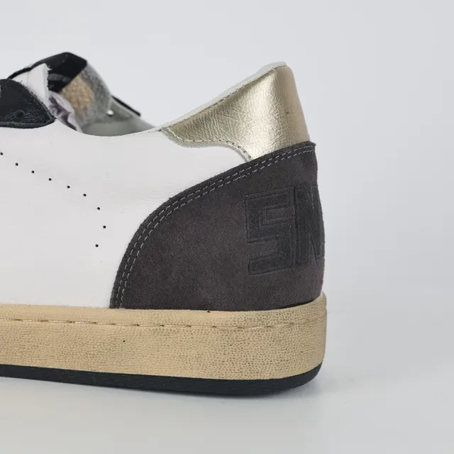 Golden Goose Ball Star أبيض أسود أزرق ذهبي سنيكرز لايف ستايل 4