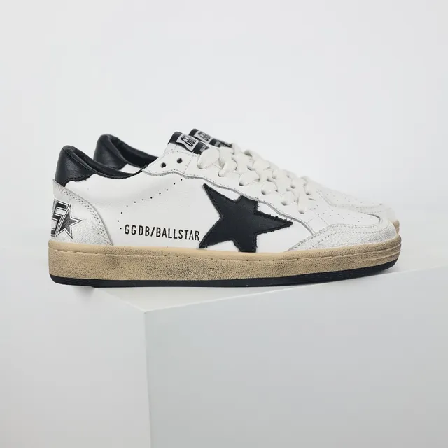 Golden Goose Super-Star أبيض أسود نجم حذاء أسلوب حياة 3