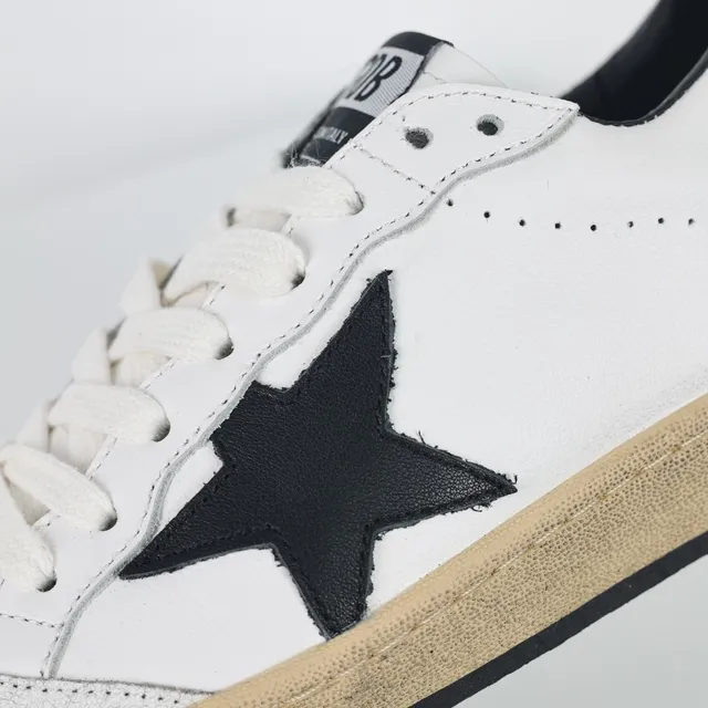 Golden Goose Super-Star أبيض أسود نجم حذاء أسلوب حياة 6