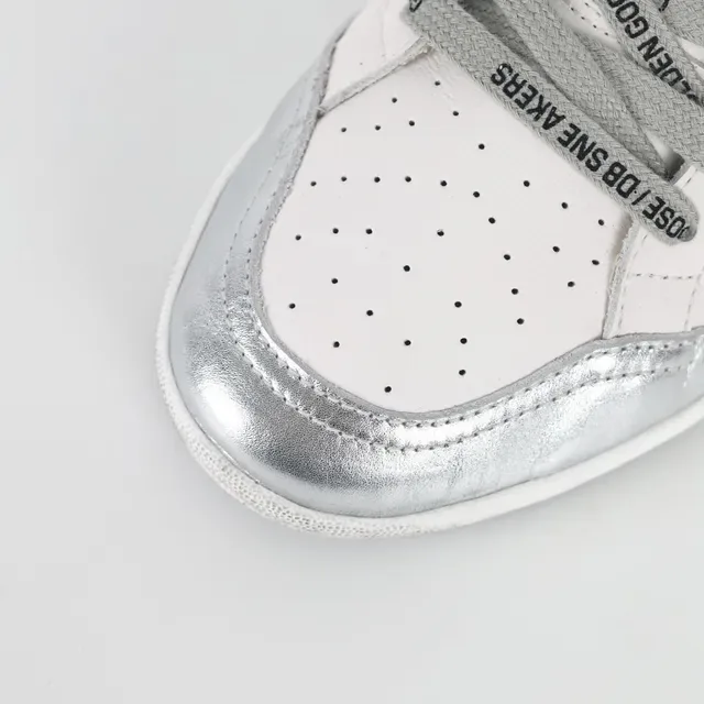 Golden Goose Super-Star zapatillas lifestyle blancas plateadas marrones estrella 5