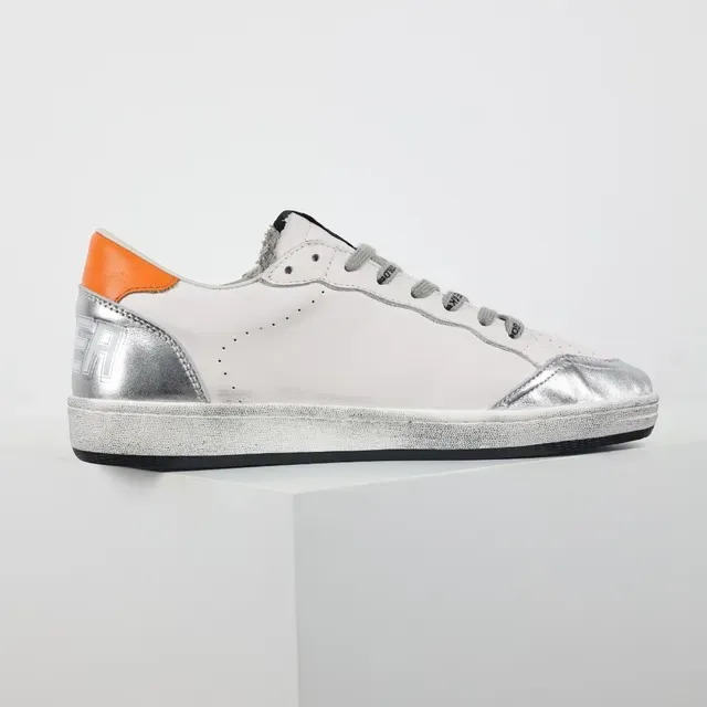 Golden Goose Super-Star zapatillas lifestyle blancas plateadas marrones estrella 7