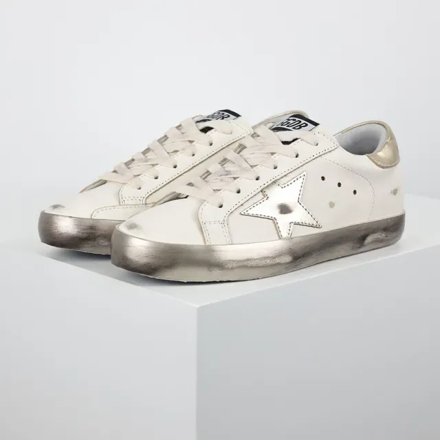 Golden Goose Superstar Off-White Étoile Métallique Chaussures Lifestyle 2