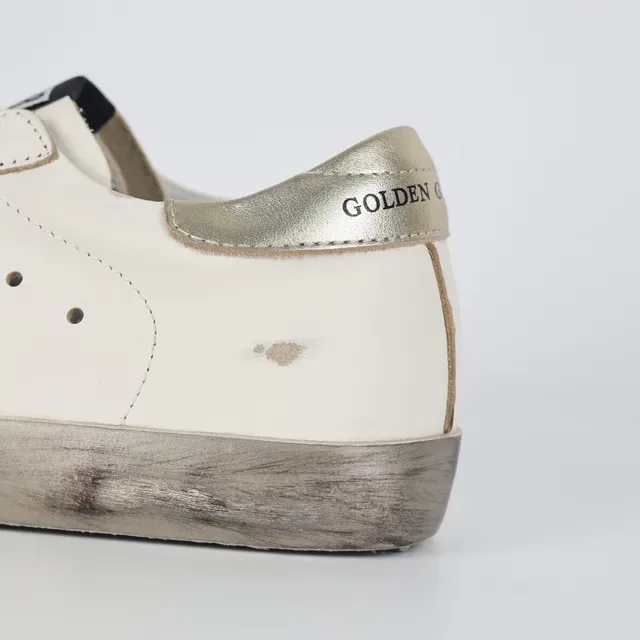 Golden Goose Superstar Off-White Étoile Métallique Chaussures Lifestyle 4