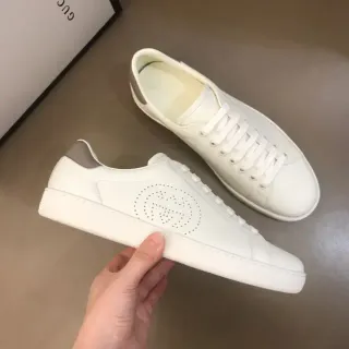Gucci Ace Perforado Double G Blanco Lifestyle Sneakers