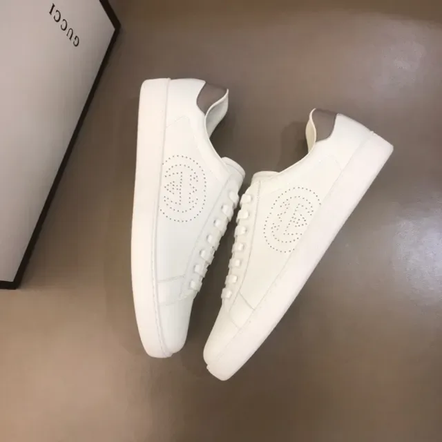 Gucci Ace Perforé Double G Blanc Lifestyle Sneakers 8