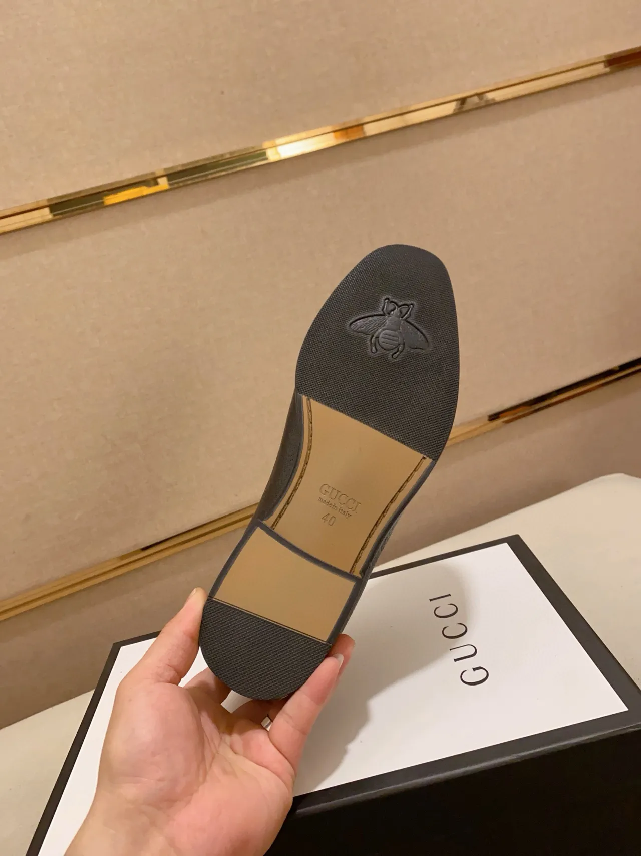 Gucci Black Monogrammed Leather Cap-Toe Oxford Shoes 2
